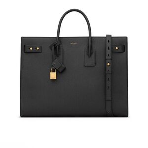 SAINT LAURENT SAC DE JOUR IN GRAINED LEATHER  NWOT